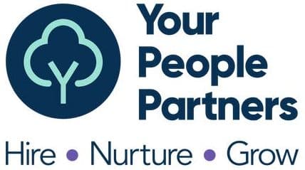Your People Partners Hire, Nurture, Grow logo with white background